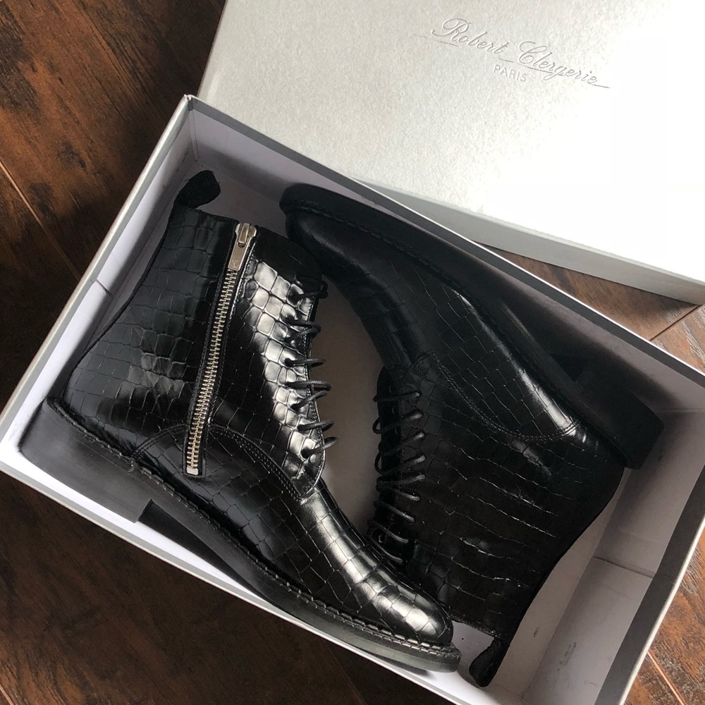 Made in France. Clergerie Robert black boots